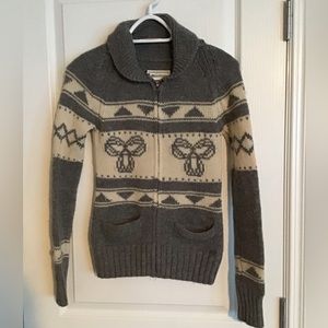 Womens TNA zip up Sweater